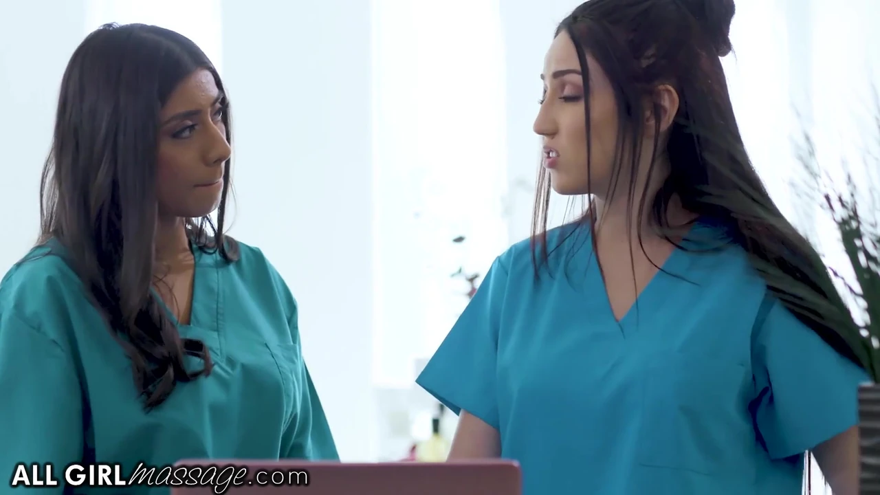 Training Turns Into Threesome During Lena Paul’s Inspection